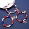 209pcs 4th of July Patriotic Beads & Charms – American Flag, Star Enamel Charms, Red, Blue & Pearl Acrylic Beads for DIY Independence Day Bracelets & Necklaces